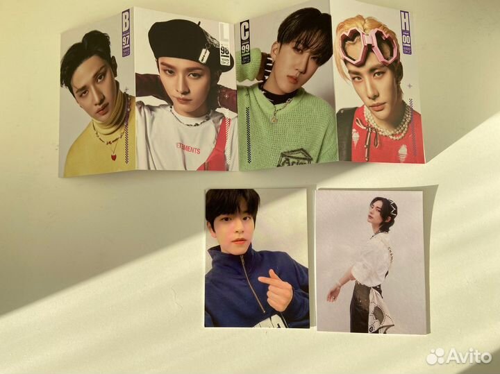 Открытки и предзаказная гармошка Stray Kids