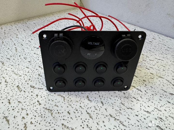 Панель переключателей универсальная с индикацией