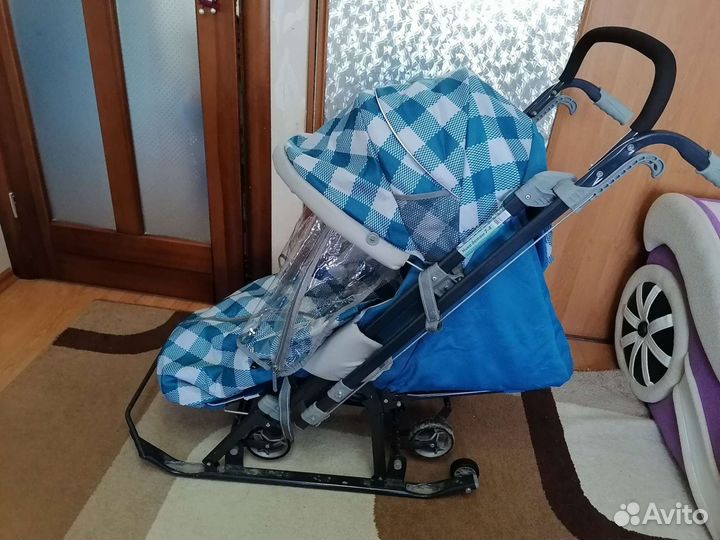 Детские санки коляска бу