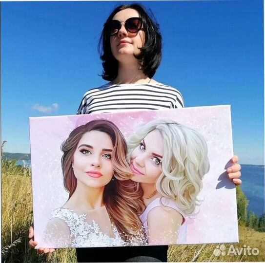 Портрет на холсте 40х60