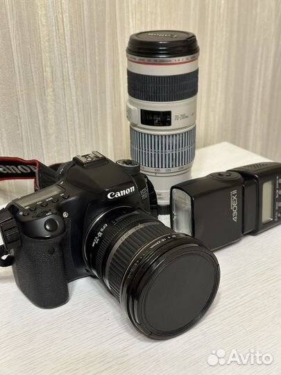 Фотоаппарат canon 70d + набор объективов