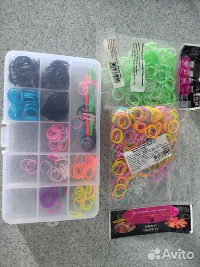 Резинки для плетения (остатки и новая упаковка)