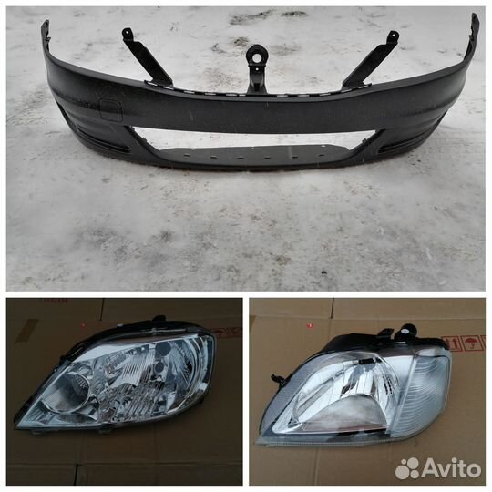 Фара бампер запчасти на Renault Logan