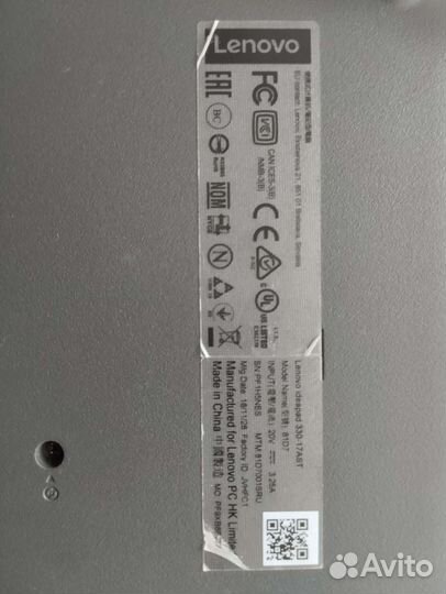 Ноутбук lenovo