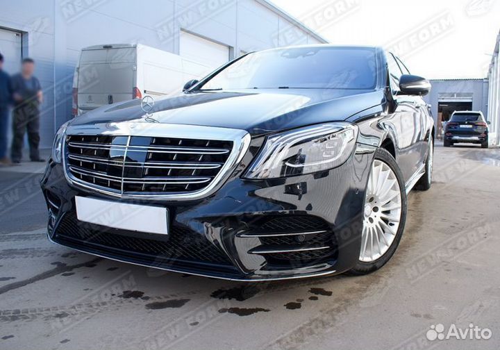 AMG пакет с оптикой Mercedes S class W222 рест