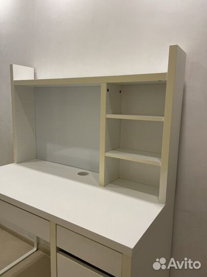 Детский письменный стол с надстройкой икеа Микке