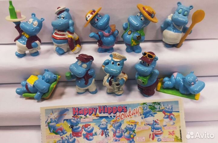 Киндеры.Акулы.Бегемоты.Пингвины.Динозавры.Лягушки