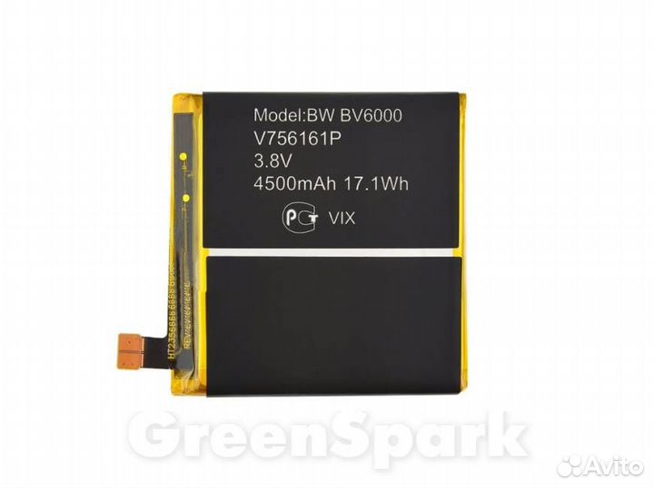 Аккумулятор для Blackview BV6000/BV6000S vixion