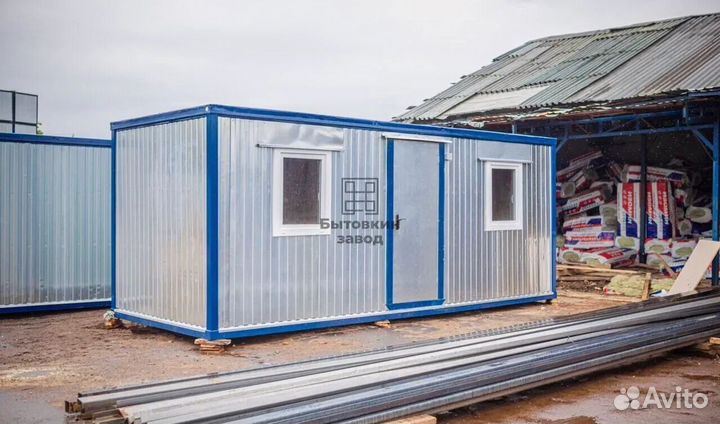 Блок контейнер 6*2,4м для строителей