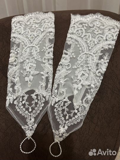 Перчатки свадебные