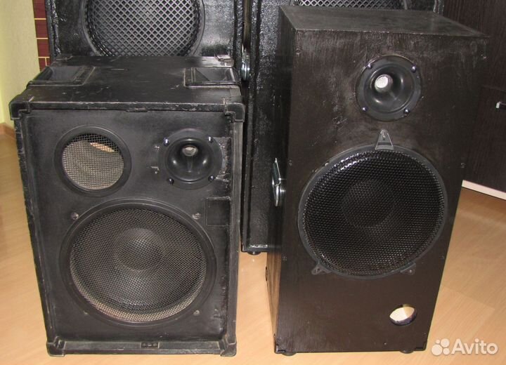 Колонки Pro 1100-2200W 2шт D12