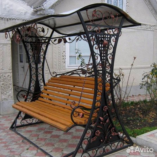 Кованые качели / Садовые качели