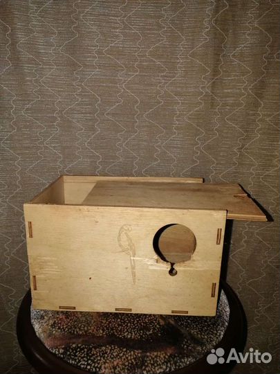 Домик деревянный для грызуна или птицы