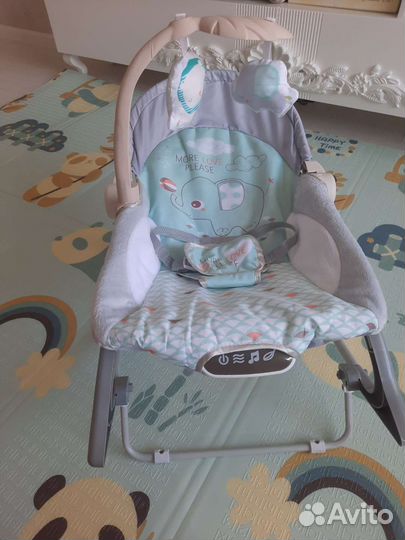 Детская качалка шезлонг