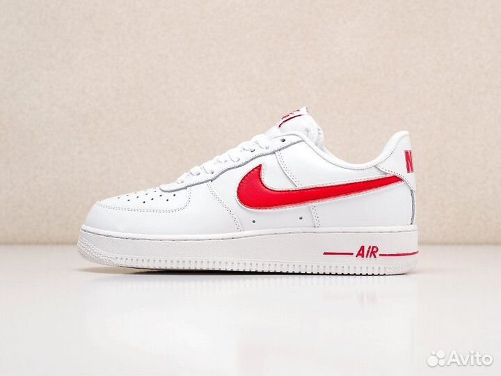 Кроссовки Nike Air Force 1 ’07 3 Gym Red (36-45)