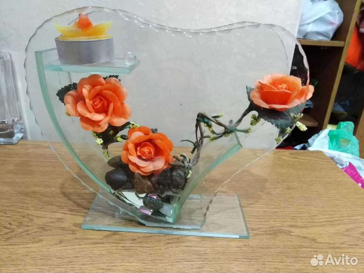 Подсвечник стеклянный