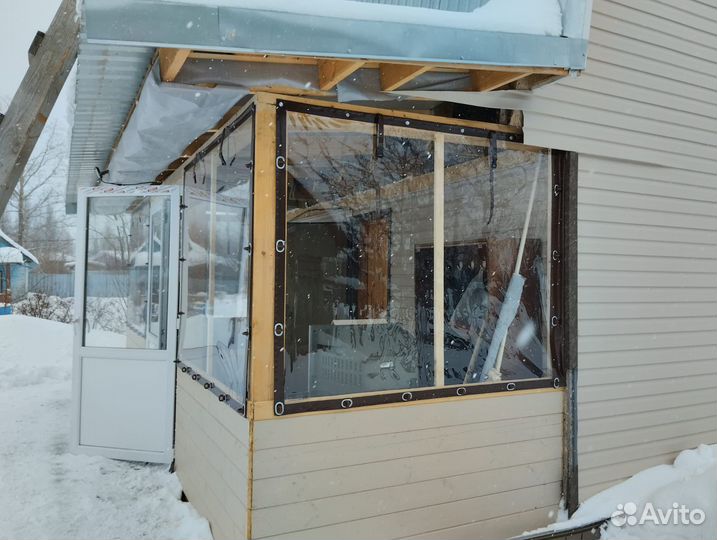 Мягкие окна для террас и беседок