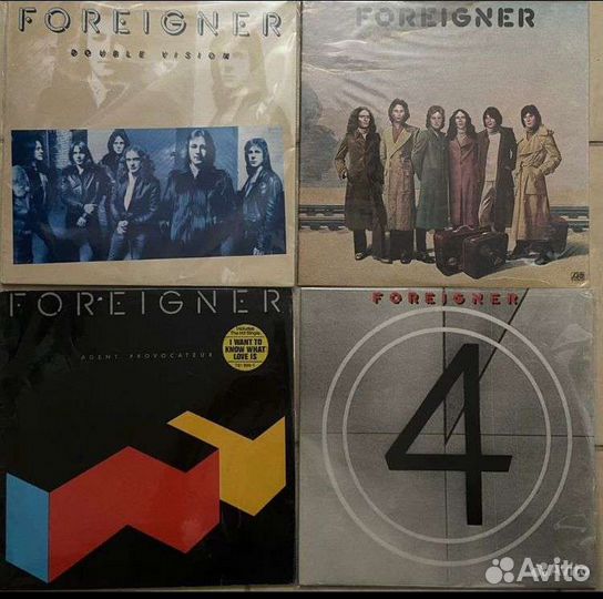 Foreigner оригинальные виниловые пластинки