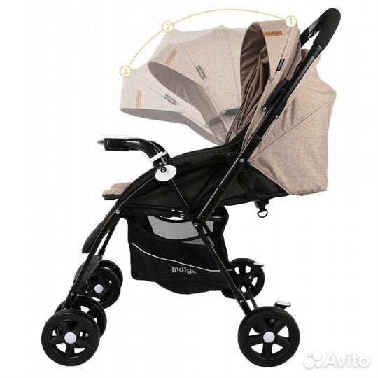 Коляска прогулочная с перекидной ручкой