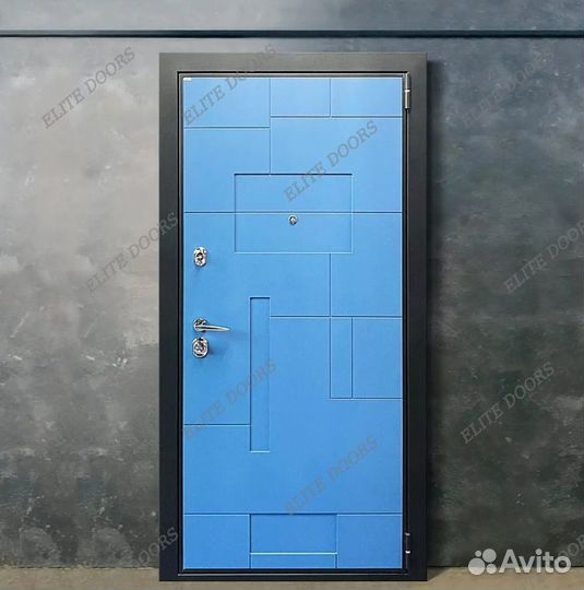 Дизайнерская металлическая входная дверь ED-243