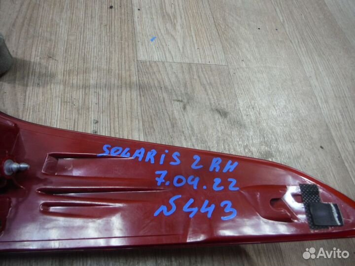 Фонарь правый №443 hyundai Solaris 2 2019