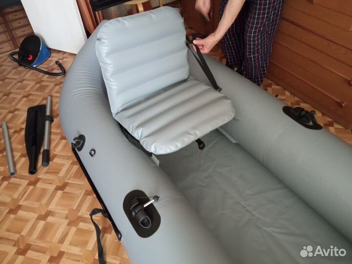Лодка Ондатра R240 серая