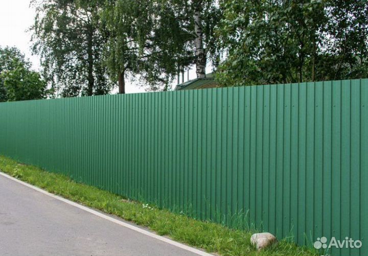 Забор из профлиста