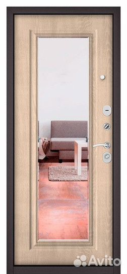 Дверь с зеркалом