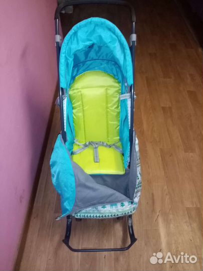 Коляска санки Умка 3в1