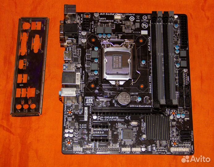 Материнская плата Intel 1150 Gigabyte GA-Z97M-DS3H
