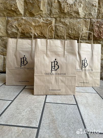 Бумажные пакеты с логотипом/крафт пакет/пвд пакет