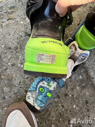 Горные лыжи детские 76 K2, с ботинками