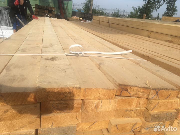 Доска обрезная ест. влаж. хвоя 1 сорт 50х200х6,0