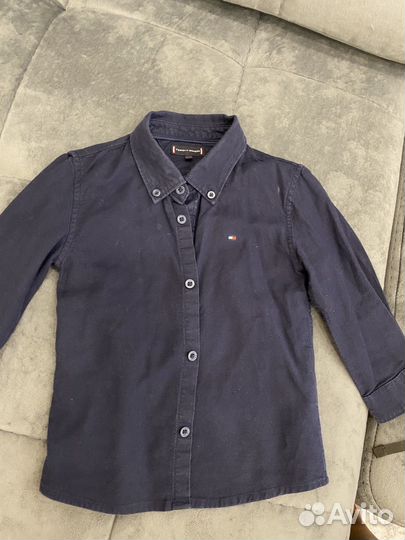 Детские рубашки tommy hilfiger оригинал