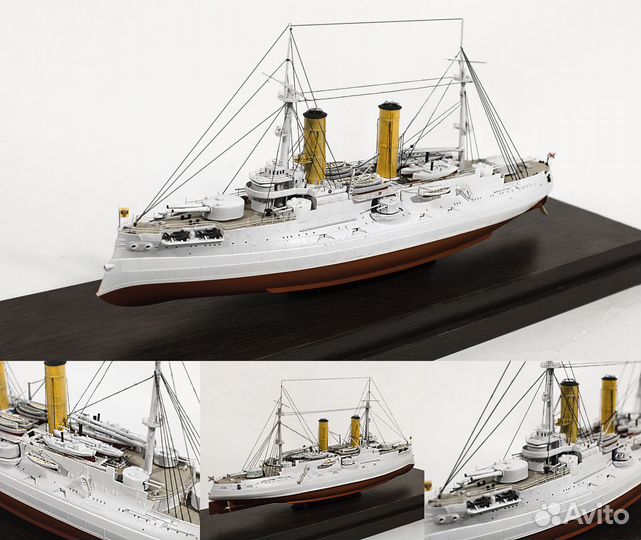Модель корабля броненосец Цесаревич