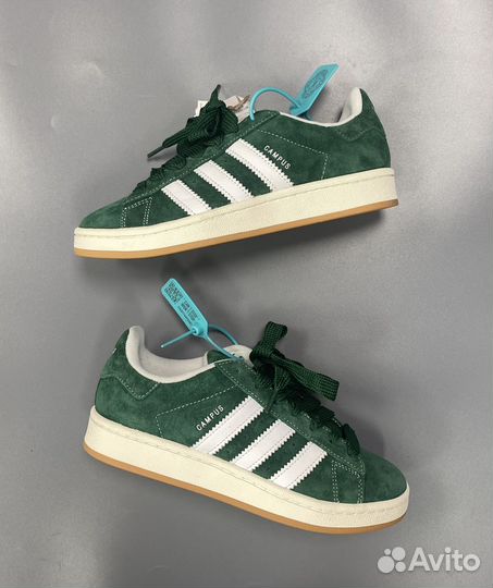 Adidas Campus 00s Dark Green Cloud White Оригинал