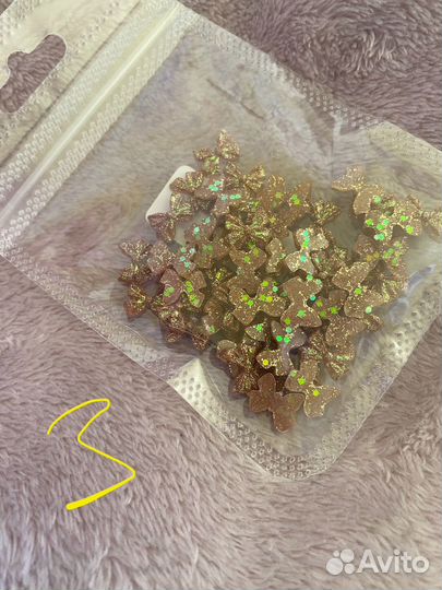 Фигурки декор для дизайна ногтей