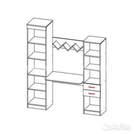 Стол письменный юниор 5 (астрид)