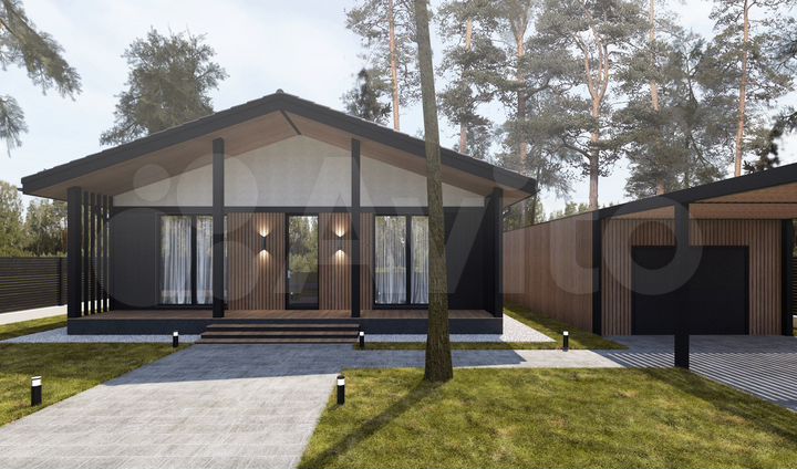 Дом 151,7 м² на участке 6 сот.