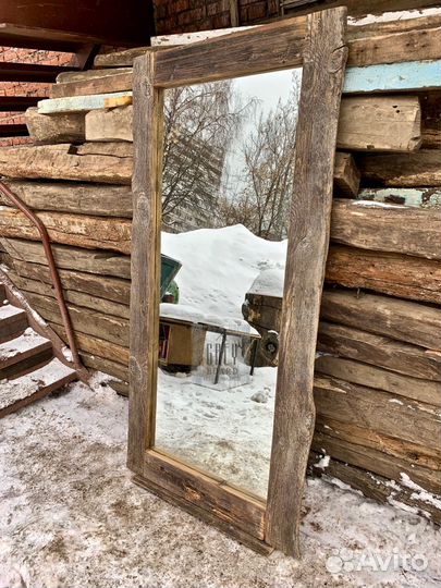 Большое зеркало лофт