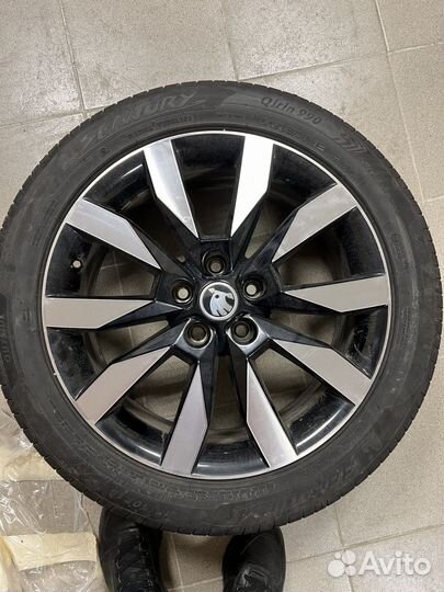 Колеса в сборе r18 летние vag