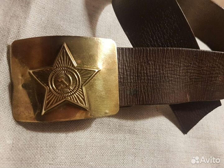 Пряжка со звездой, ссср, латунь