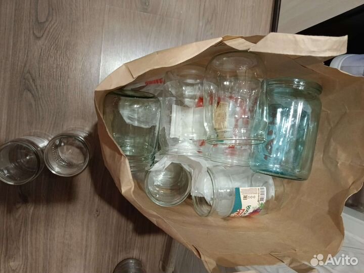 Банки стеклянные бесплатно 0,5; 0,7