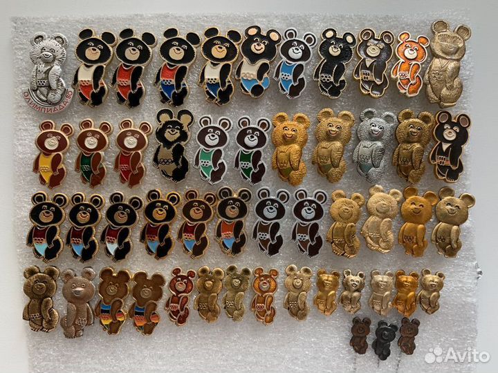Мишки Олимпиада-80 Много Разные СССР