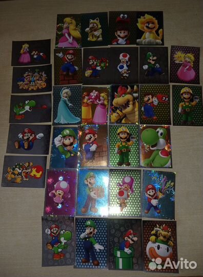 Наклейки Panini Super mario, блестящие