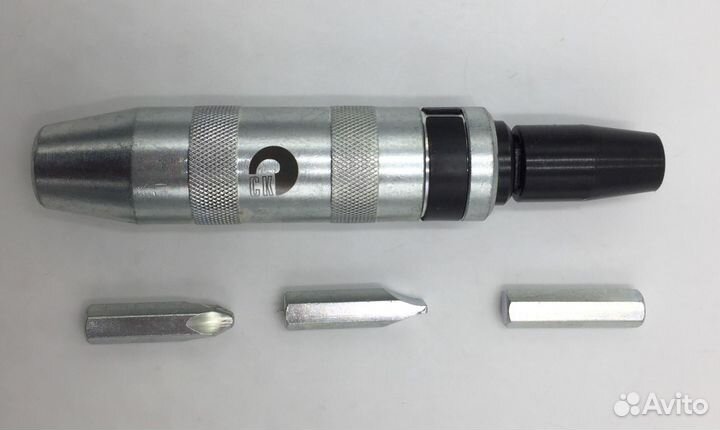 Отвертка ударная усиленная под бит 10мм (3 насадки