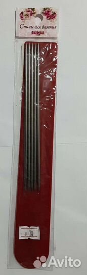 Спицы на металлической леске, чулочные