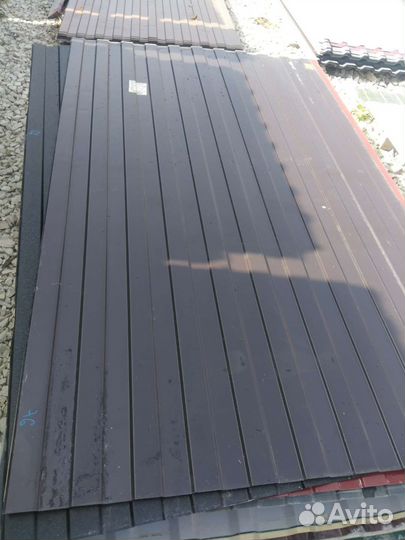 Забор из профнастила установка