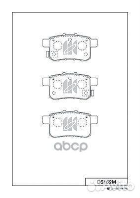 Колодки тормозные accord CP#,CU# '08,inspire C