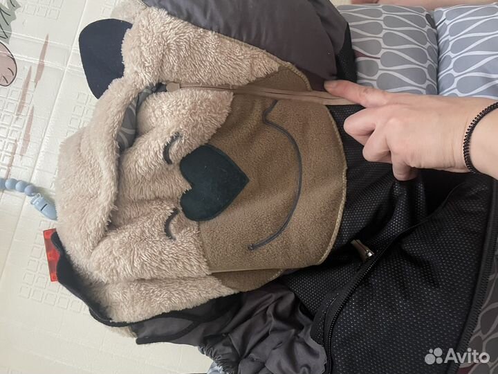 Теплый зимний конвер для новорожденных и до 3х лет